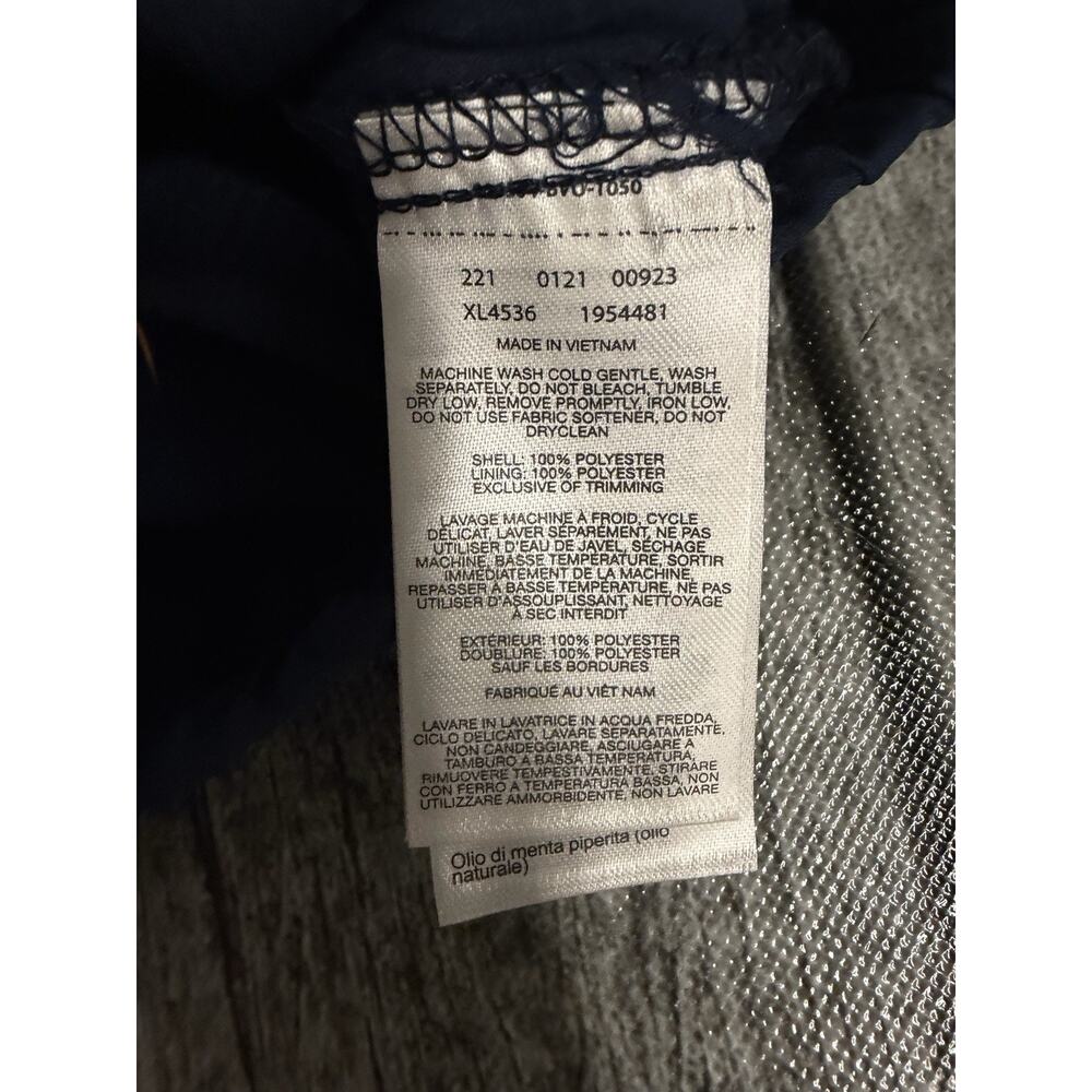 NWT Women’s Columbia Michigan Wolverines PFG Tamiami 1/4 Snap Jacket Navy Large - Picture 6 of 8